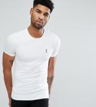 Religion Tall Crew Neck T-shirt In Muscle Fit - White