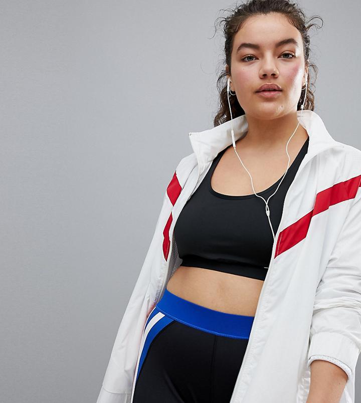 South Beach Plus Track Jacket - White