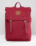 Fjallraven Foldsack 16l Backpack In Burgundy - Red
