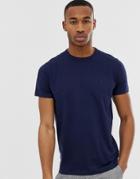 French Connection Basic Crew Neck T-shirt-navy