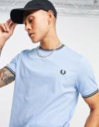 Fred Perry Twin Tipped T-shirt In Blue
