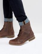 Steve Madden Troopah Boots In Brown - Brown