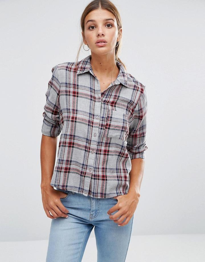 New Look Checked Shirt - Gray