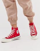 Converse Chuck '70 Hi Red Sneakers