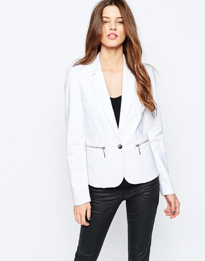 Y.a.s Leno Blazer - Bright White