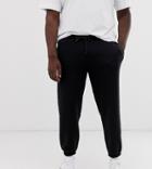 Collusion Plus Tapered Sweatpants In Black