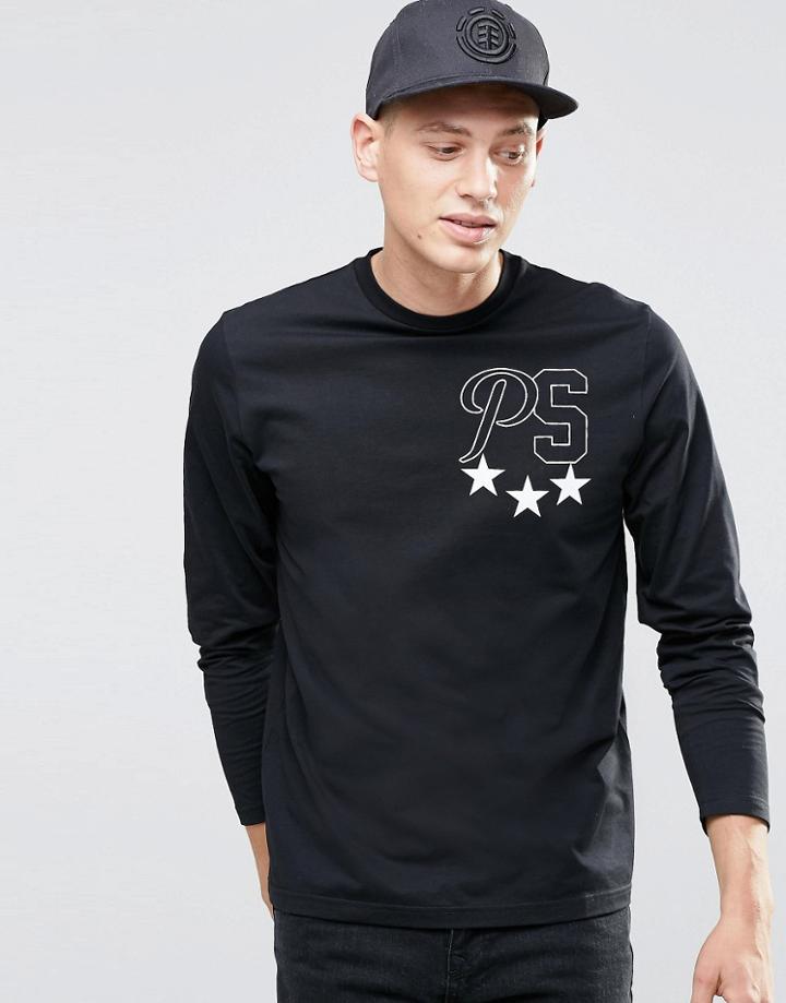 Playground Ps Star Long Sleeve Top - Black