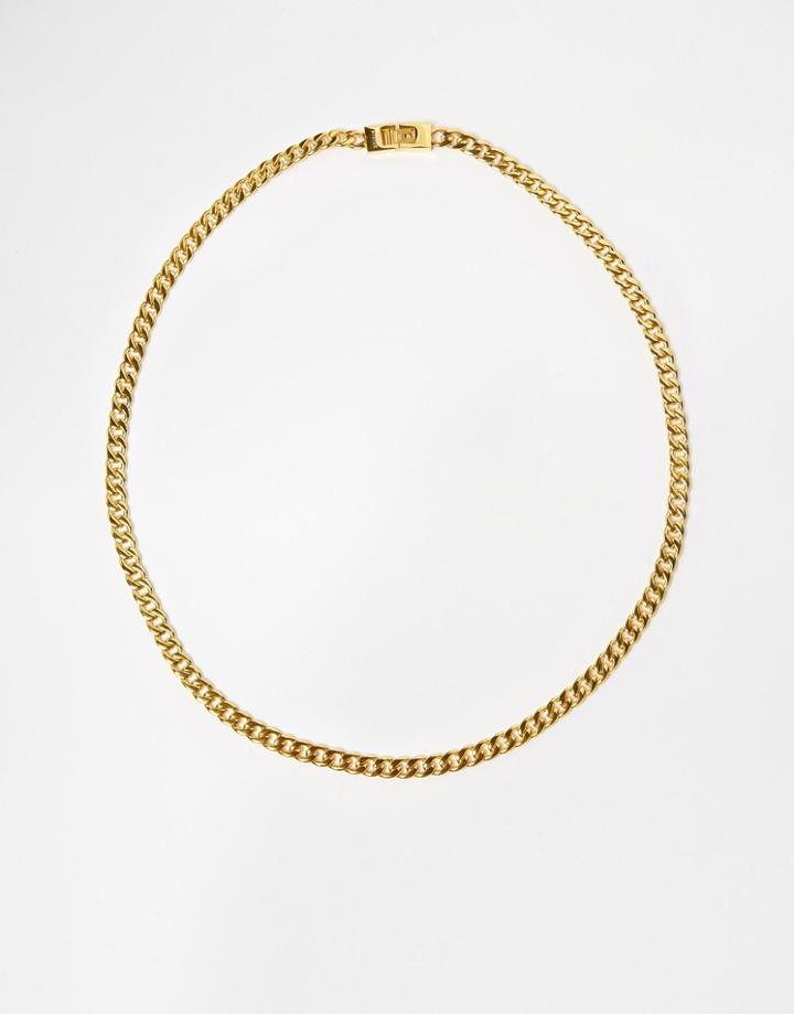 Mister Chain Link Necklace - Gold