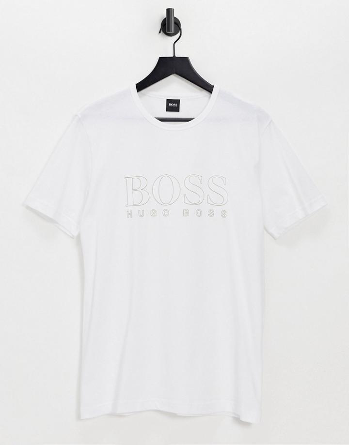 Boss Athleisure Tee Gold 3 T-shirt In White
