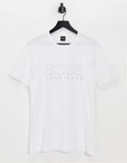 Boss Athleisure Tee Gold 3 T-shirt In White