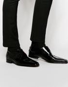 Jeffery West Leather Piping Derby Shoes - Black