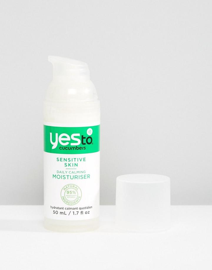 Yes To Cucumbers Calming Moisturizer - Clear