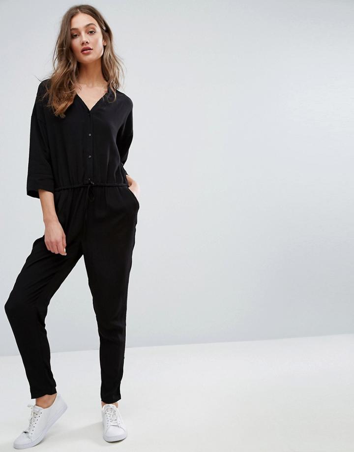 Only Ace Kimono Jumpsuit - Black
