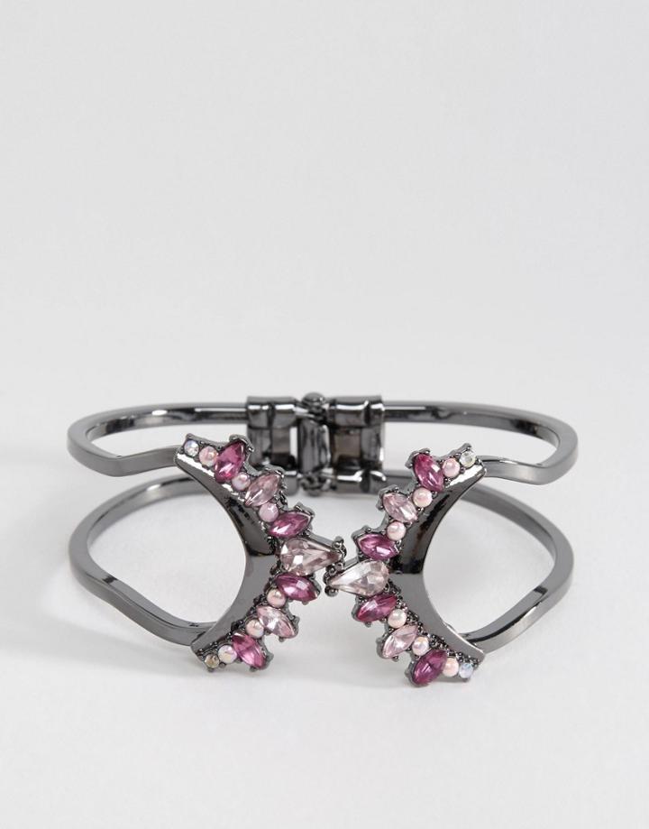 Oasis Ombre Petal Cuff Bracelet - Multi