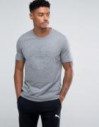 Puma Archive Embossed Logo T-shirt In Gray 57450703 - Gray