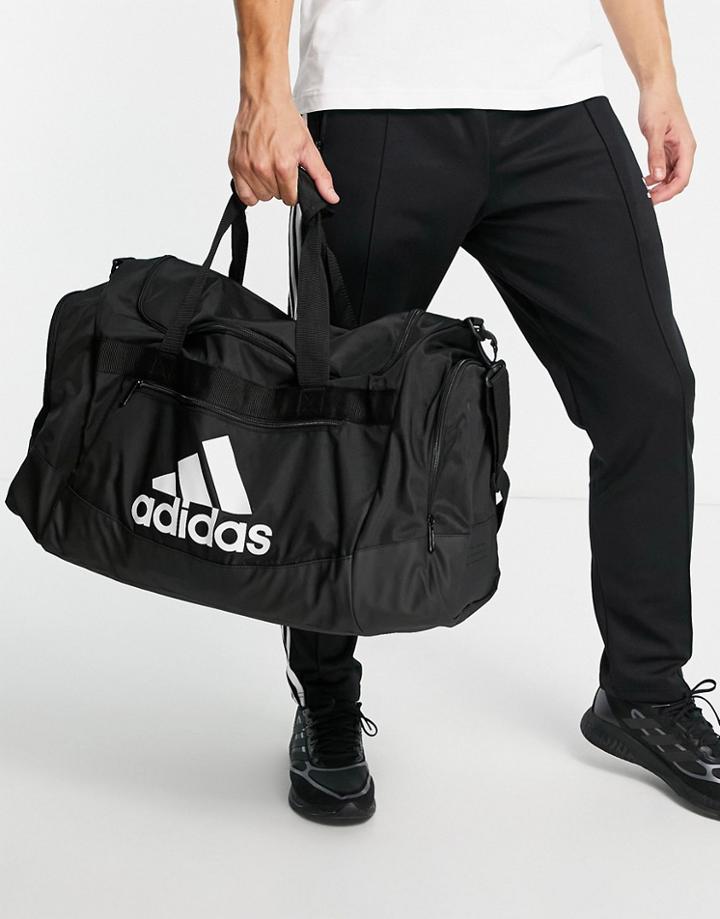 Adidas Training Defender Iv Medium Duffle Bag In Black