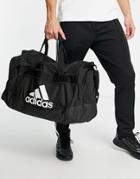 Adidas Training Defender Iv Medium Duffle Bag In Black