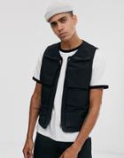Asos Design Utility Tank In Black