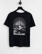 Volcom Voltrip Oversized T-shirt In Black