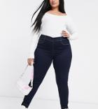 Yours Super Skinny Jeans In Indigo-blues