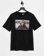 Asos Design Schitts Creek Moira T-shirt In Black