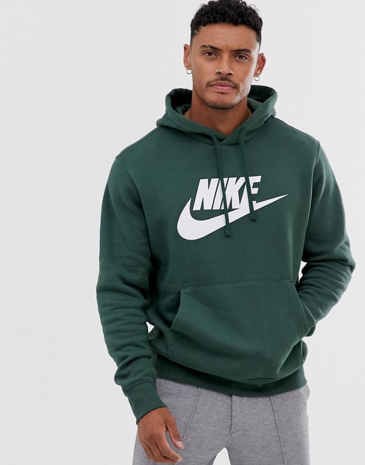 Nike Big Logo Hoodie Khaki