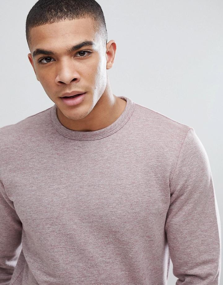 Esprit Sweat In Red Marl - Red