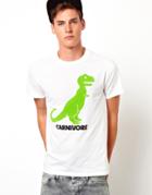 Goodie Two Sleeves T-shirt Carnivore - White