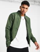 Le Breve Bomber Jacket In Khaki-green