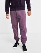Carhartt Wip Vista Pigment Dye Sweatpants In Purple