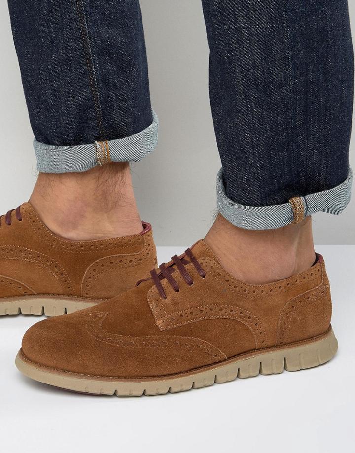 London Brogues Gatz Derby Shoes - Brown