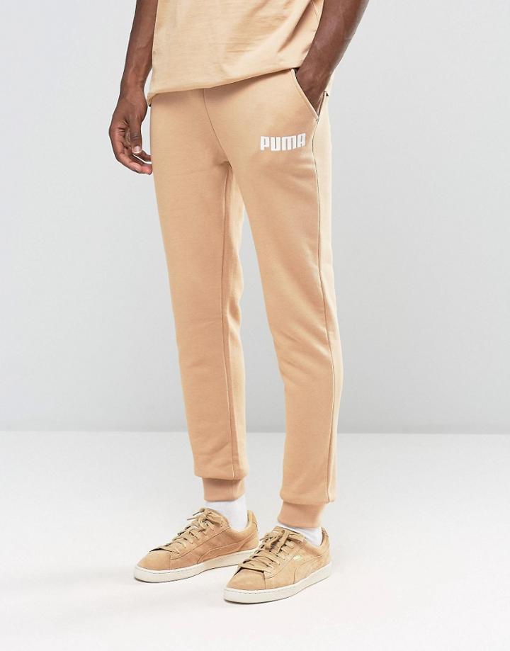 Puma Joggers In Tapered Fit - Tan