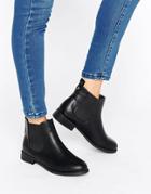 Park Lane Flat Chelsea Boots - Black