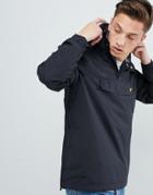 Lyle & Scott Lightweight Overhead Jacket In Black - Black