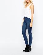 Pepe Jeans Cutie Delux Printed Patch Skinny Jeggings - Blue