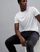 Asos 4505 T-shirt With Quick Dry In White - White