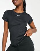 Nike Training Dri-fit One Slim Fit T-shirt In Black