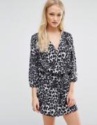 Newlily Tie Waist Dress - Multi