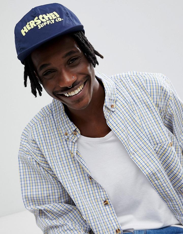 Herschel Supply Co Oliver Five Panel Cap - Navy