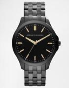 Armani Exchange Black Stainless Steel Watch Ax2144 - Black