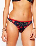 Ted Baker Cherry Bikini Bottom - Navy