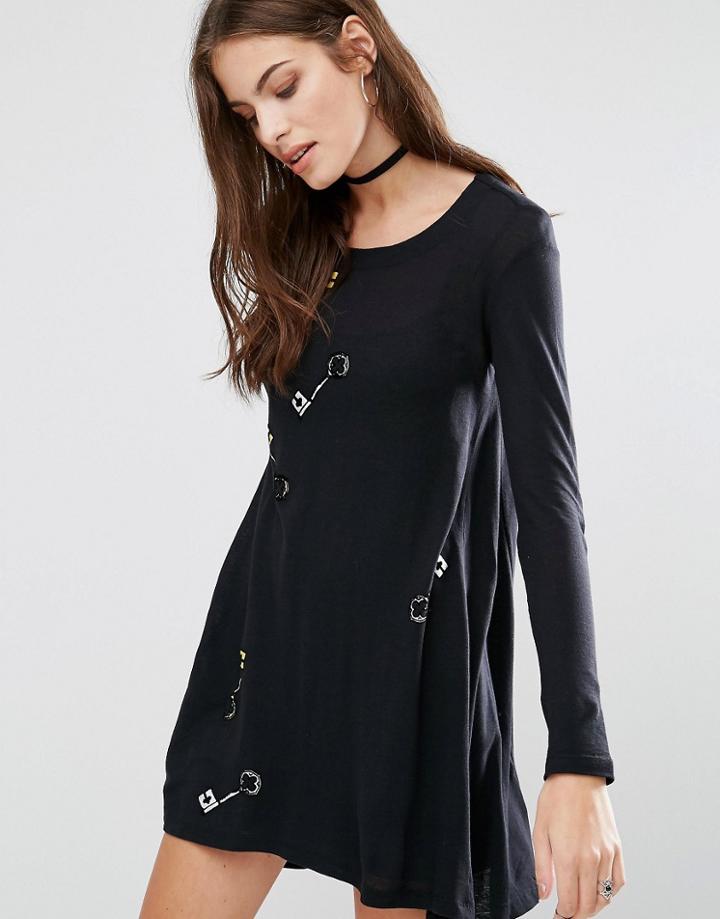 Amenpapa The Key To Miracles Foil Dress - Black