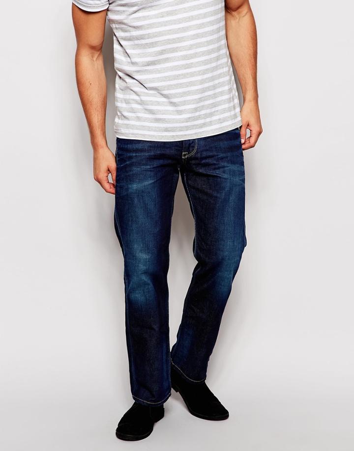 Pepe Jeans Kingston Zip Straight Fit Dark Acid Wash - Redux Used