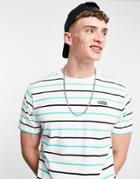 Vans Color Multiplier Stripe T-shirt In White