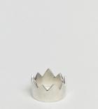 Serge Denimes Crown Ring In Sterling Silver - Silver