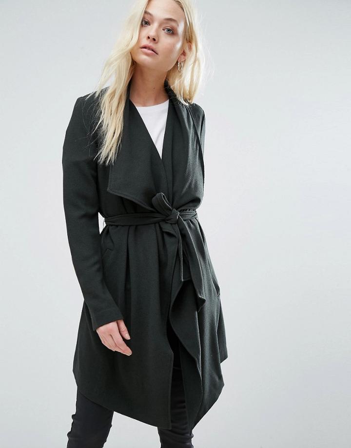Only Runa Spring Waterfall Jacket - Black