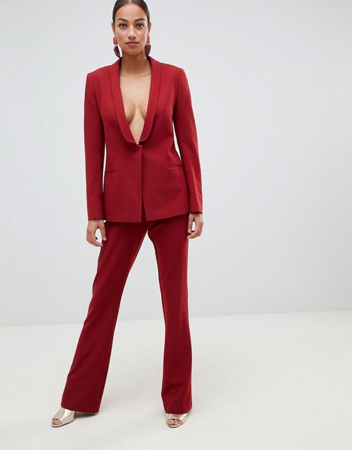 Asos Design Tailored Forever Pants - Red