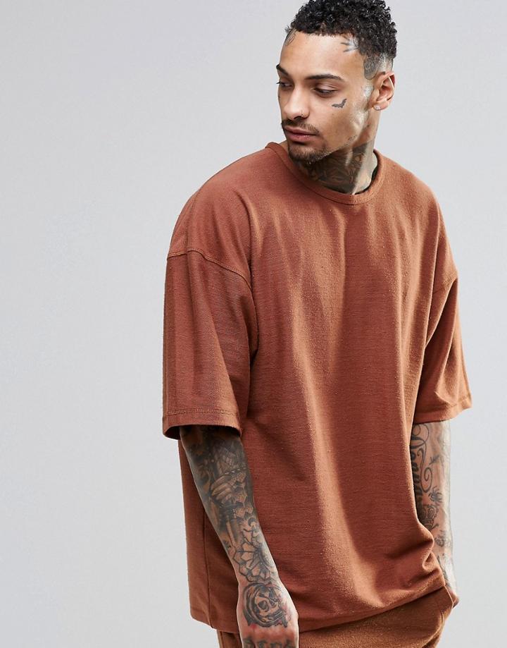 Other Uk Oversized T-shirt - Rust