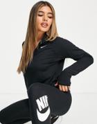 Nike Running Element Therma-fit Half Zip Top In Black