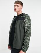 Under Armour Sportstyle Windbreaker In Khaki Camo-green